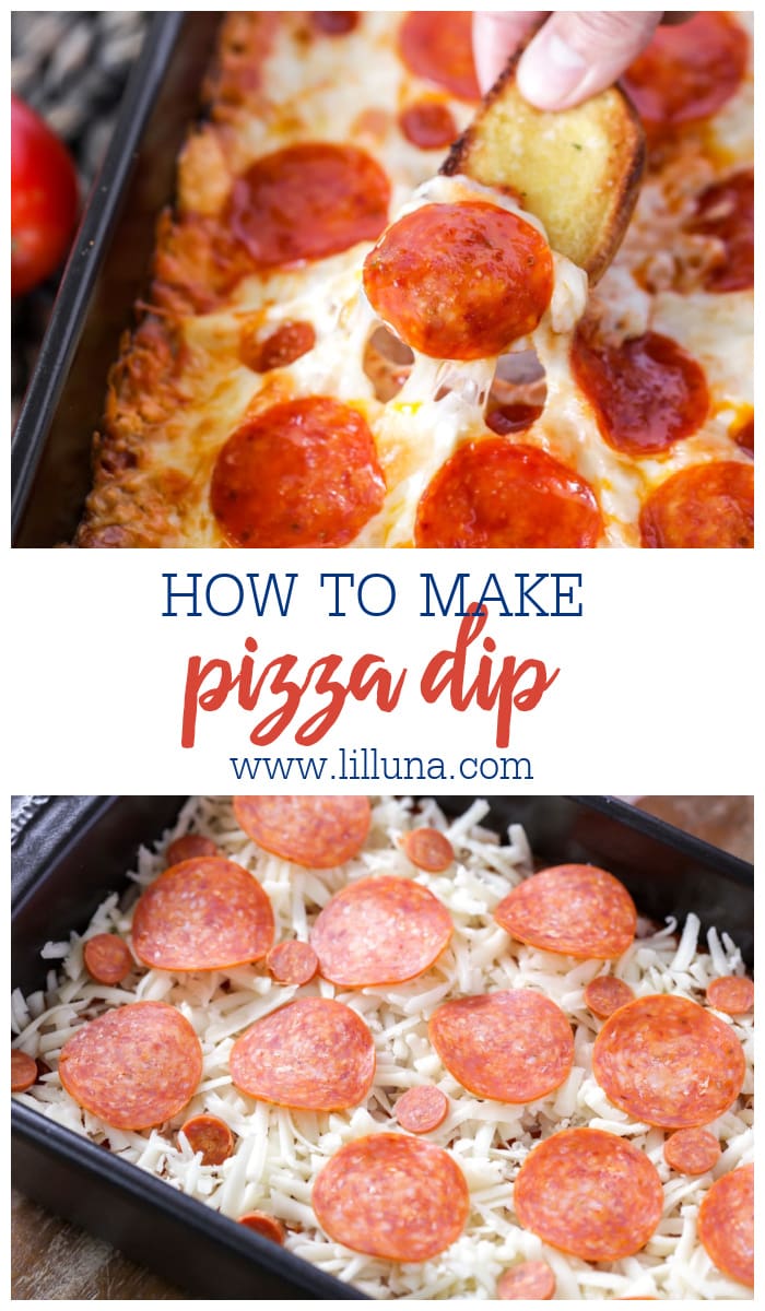 Easy Pizza Dip {prepped In 5 Minutes!} +video 