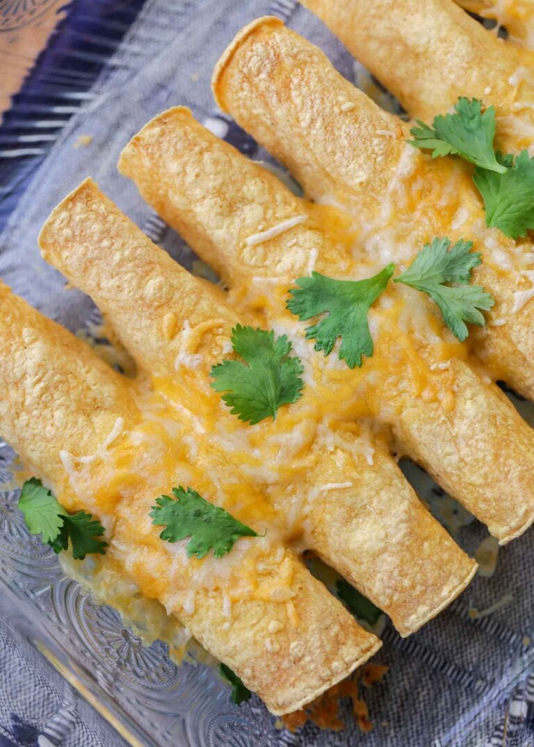 Baked Taquitos Recipe {Easy + Healthy} Lil' Luna