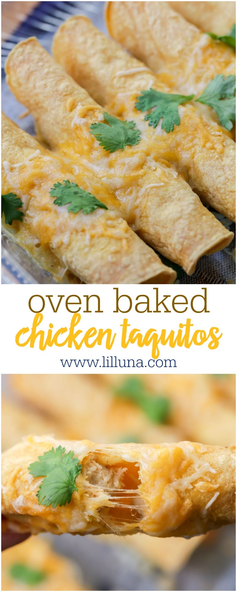 Baked Taquitos Recipe {Easy + Healthy} Lil' Luna