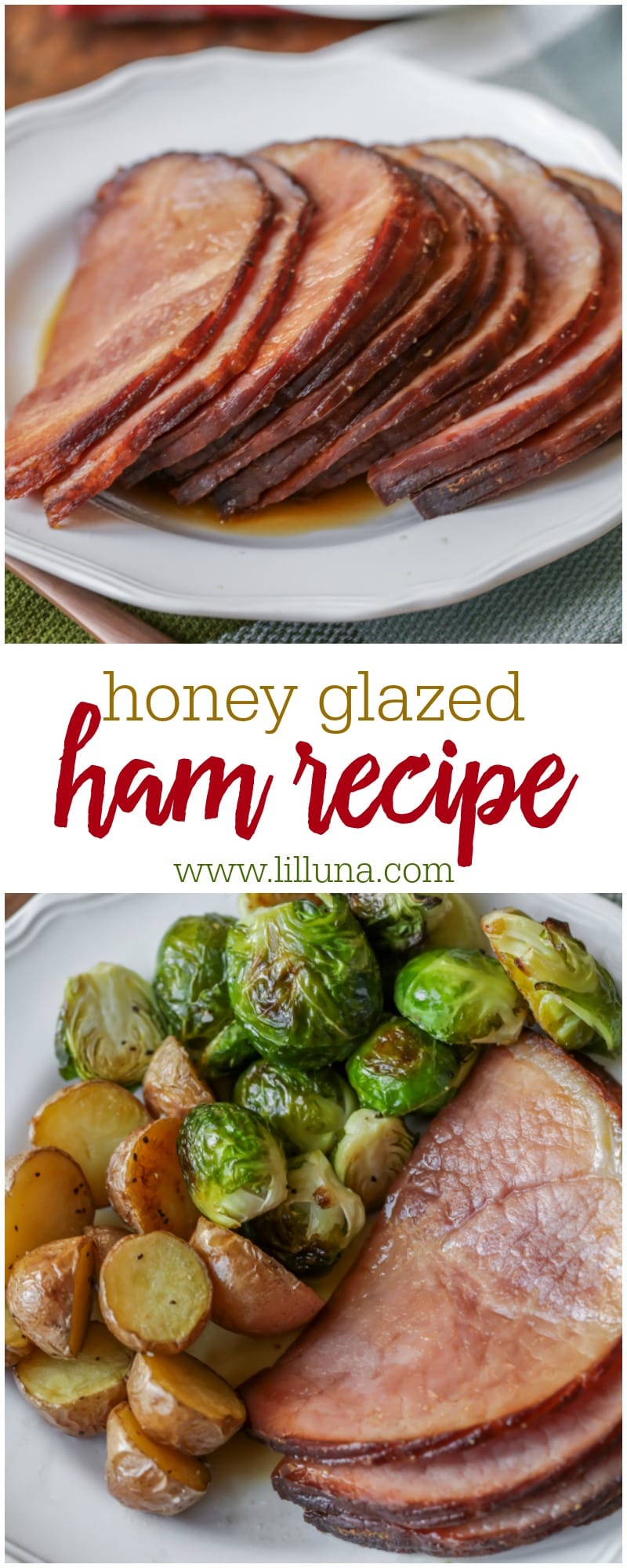 Sam’s Choice Crock Pot Ham + Roasted Brussels Sprouts + Roasted Red Potatoes = perfect meal! All of these recipes are simple, delicious and perfect for the holidays. @Walmart #sponsored #RockThisChristmas #foodie