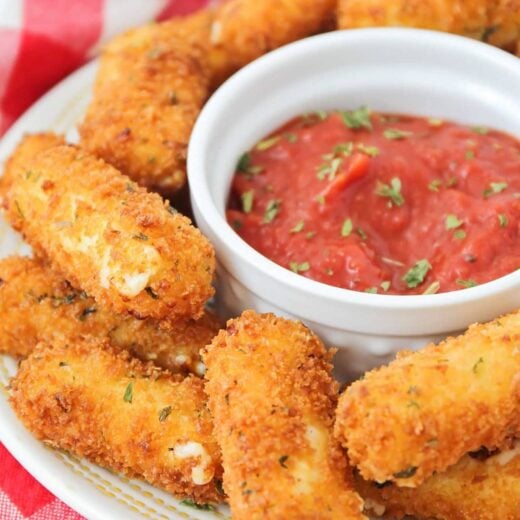 Homemade Mozzarella Sticks 