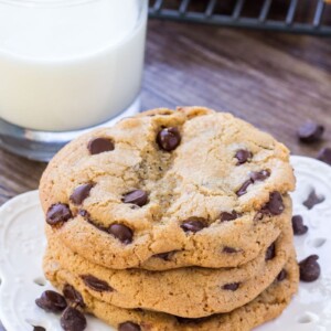 Learn how to make the world famous Neiman Marcus Chocolate Chip Cookies at home. Big, buttery & filled with chocolate chips.