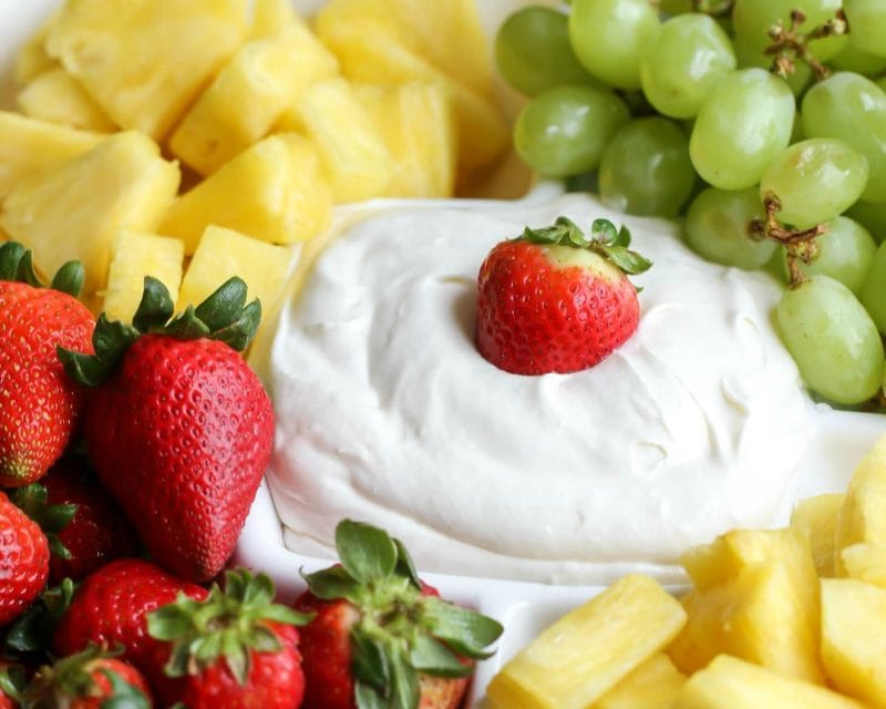 BEST Cream Cheese Fruit Dip Recipe Lil Luna