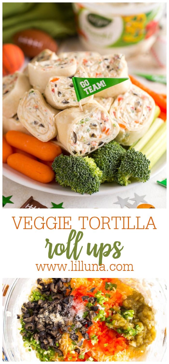 EASY Veggie Tortilla Rolls Ups (+VIDEO) Lil' Luna