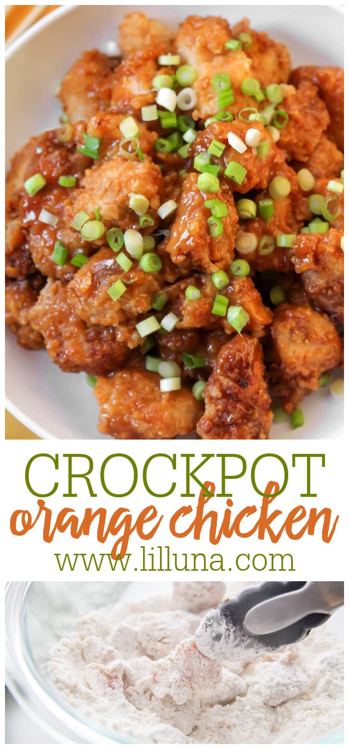 Favorite Crockpot Orange Chicken Recipe | Lil' Luna