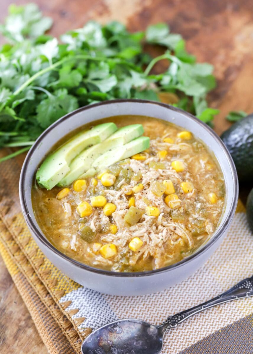 Green Chili Chicken Soup {Crock Pot Recipe} Lil' Luna