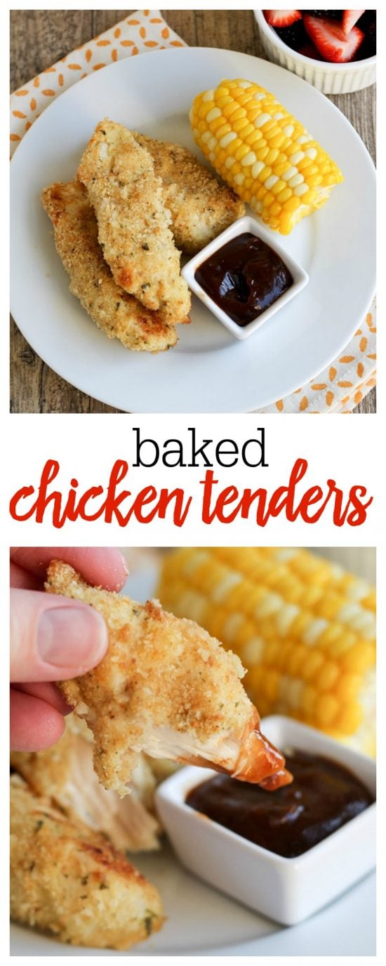 FAVORITE Baked Chicken Fingers Recipe | Lil' Luna