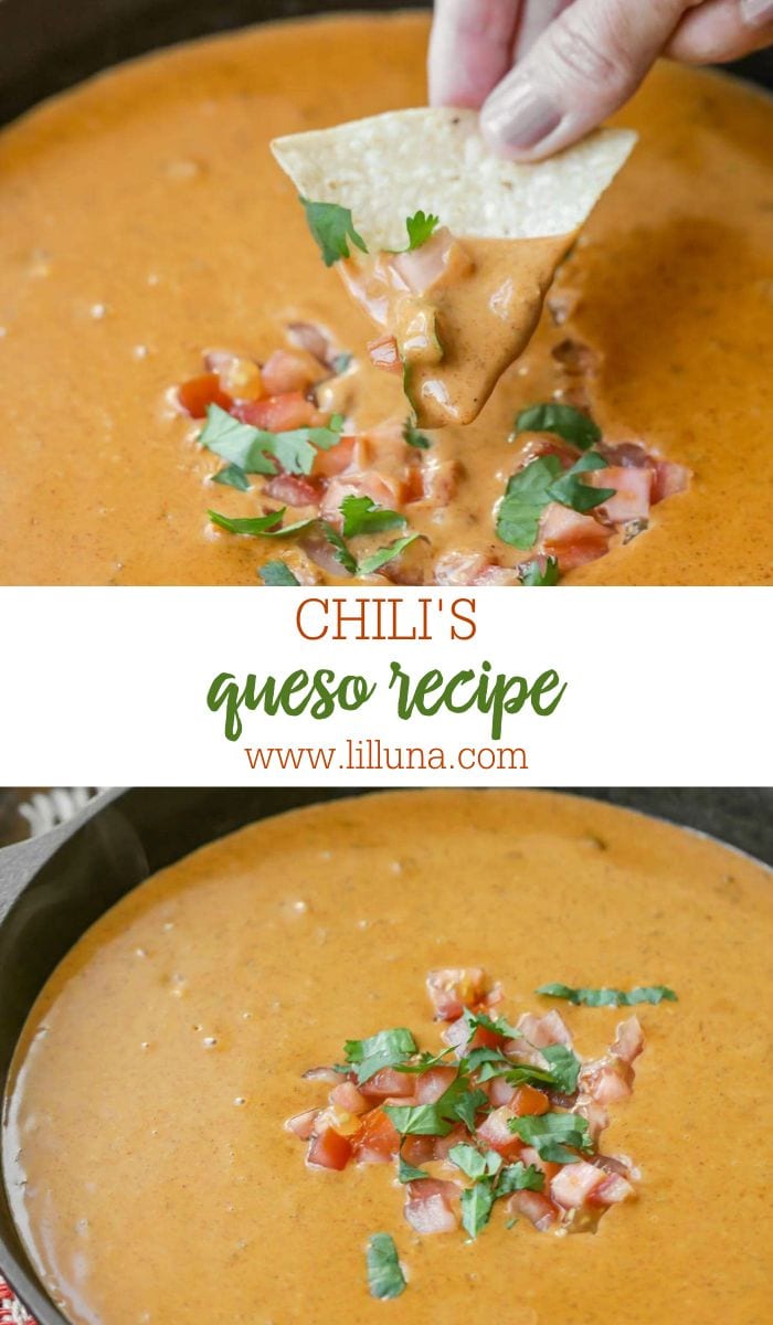 Chili's Skillet Queso {5 minutes prep} Lil' Luna