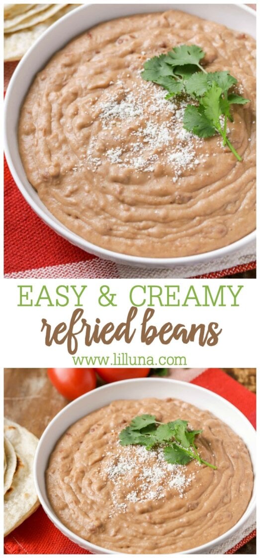 Restaurant-Style Refried Beans - The Easy Way! | Lil' Luna