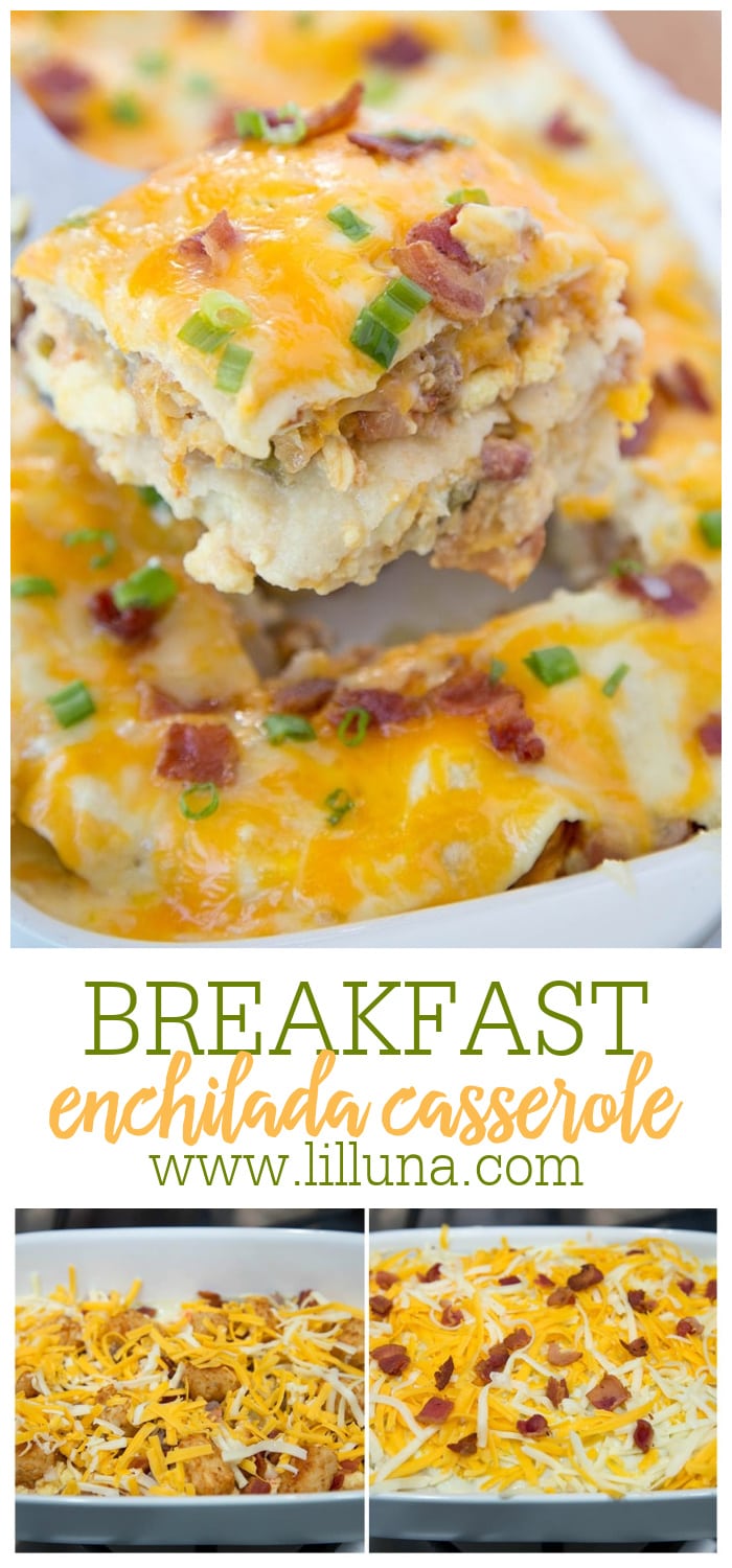Breakfast Enchilada Casserole Recipe | Lil' Luna