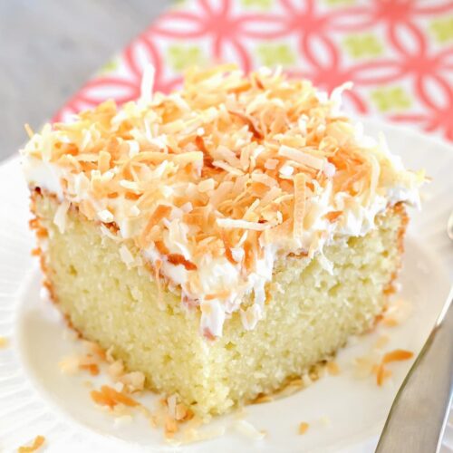 BEST Coconut Cake Recipe {From scratch!} | Lil' Luna