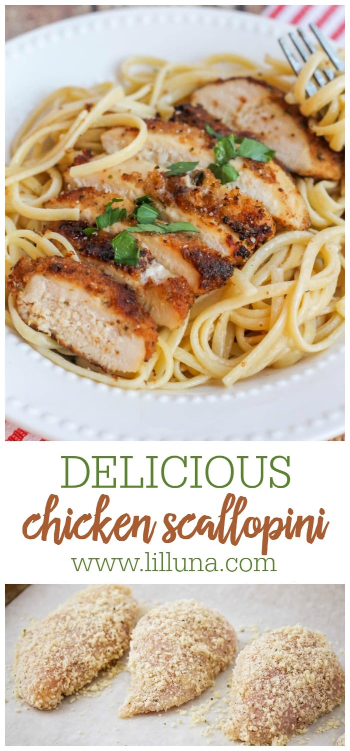 BEST Chicken Scallopini Recipe | Lil' Luna