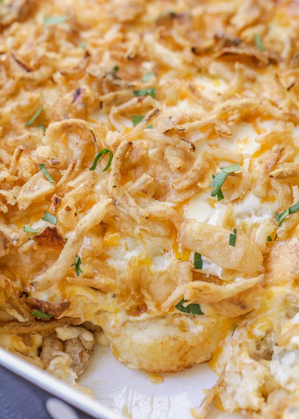 cheesy tater tot casserole without cream of mushroom soup