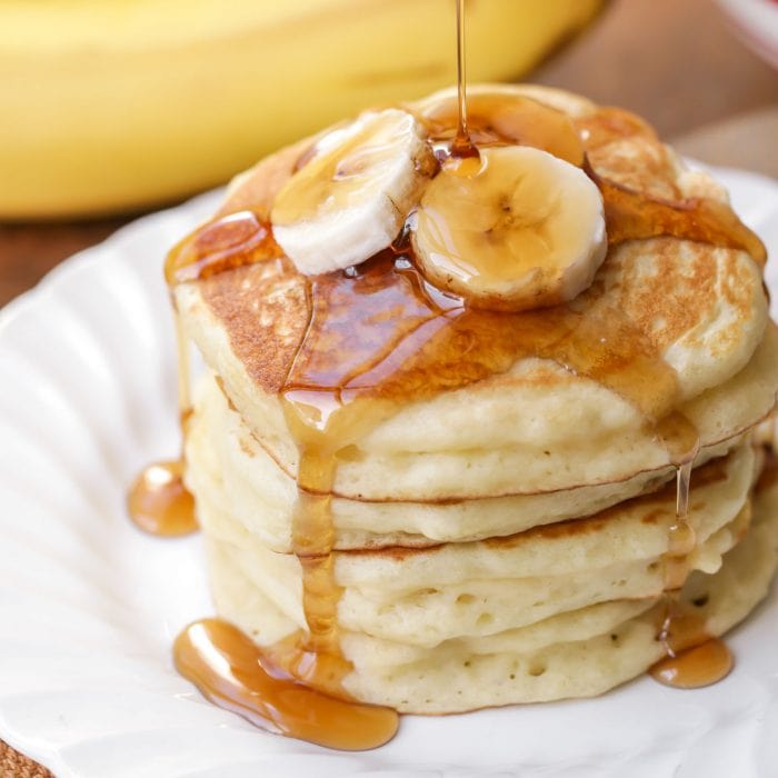 Soft & Fluffy Yogurt Pancakes {Use any yogurt you like!} Lil' Luna