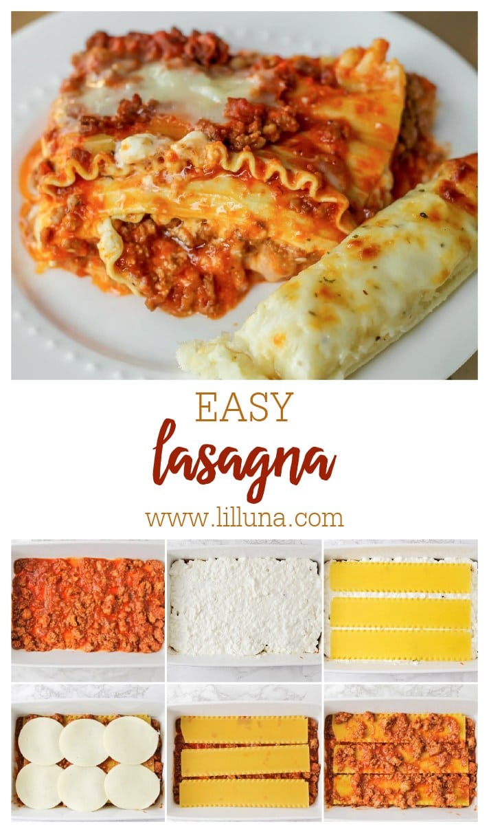 Easy Lasagna Recipe {A Family Favorite! +VIDEO} | Lil' Luna