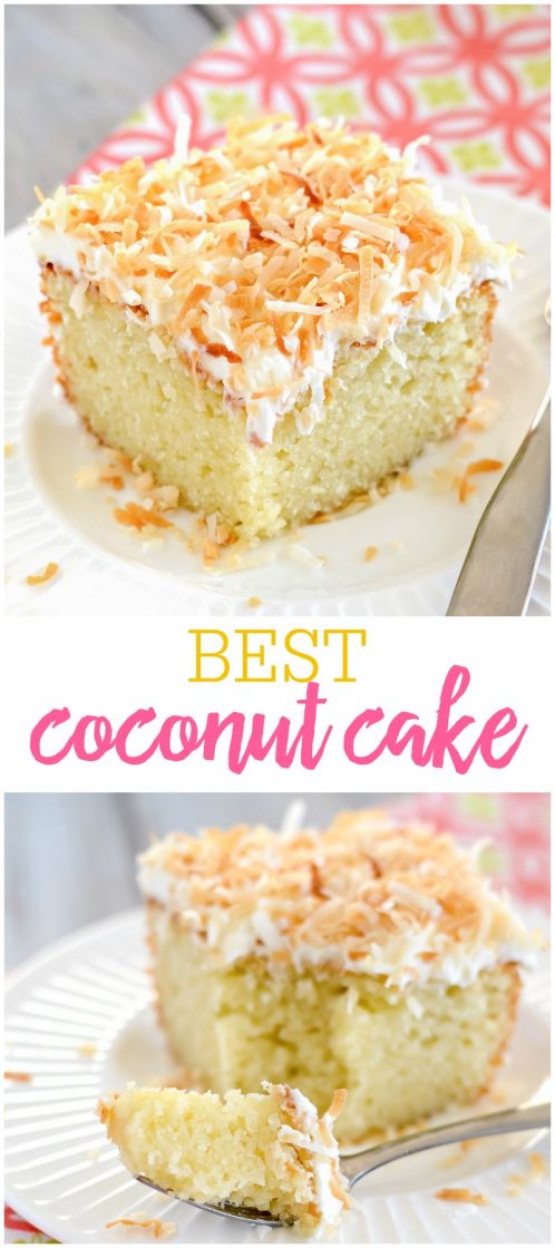 BEST Coconut Cake Recipe {From scratch!} | Lil' Luna