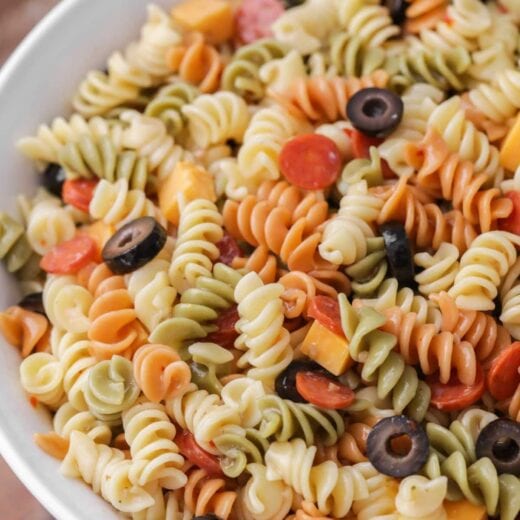 Asian Pasta Salad {Homemade Dressing} | Lil' Luna