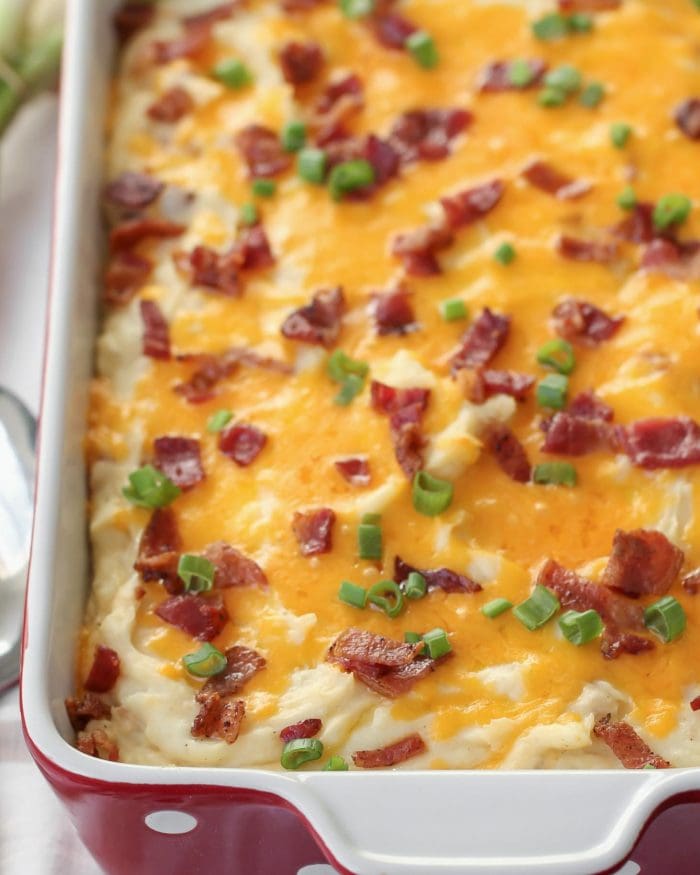 Loaded Mashed Potato Casserole {+VIDEO} Lil' Luna