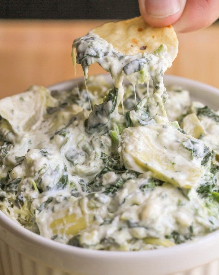 EASY Spinach Artichoke Dip (+VIDEO) | Lil' Luna