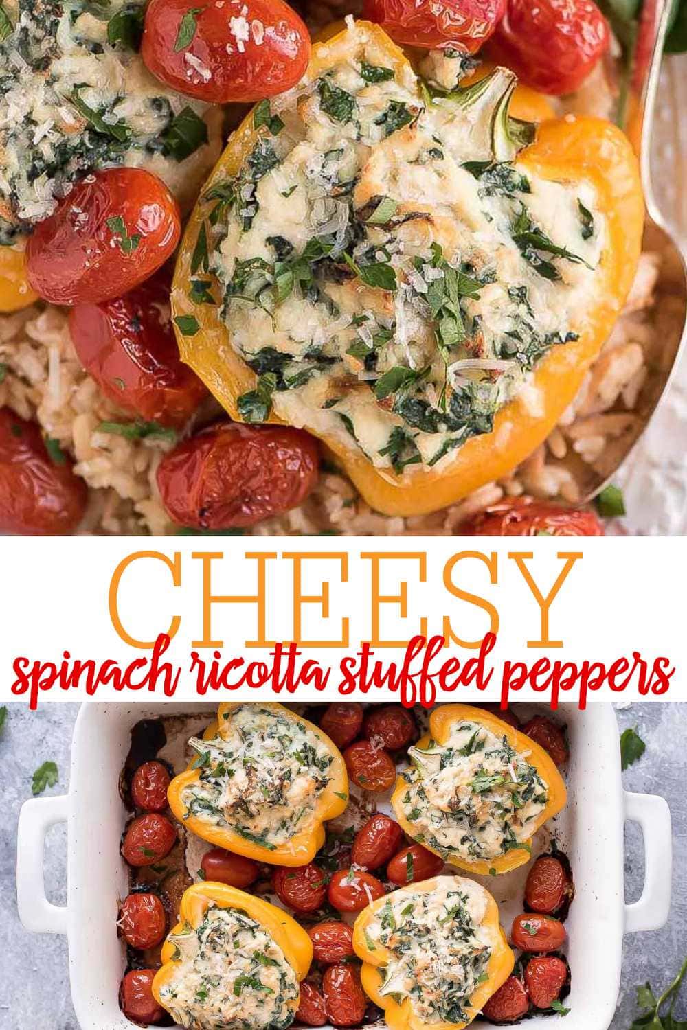 Spinach Ricotta Stuffed Peppers Meatless Video Lil Luna 1137