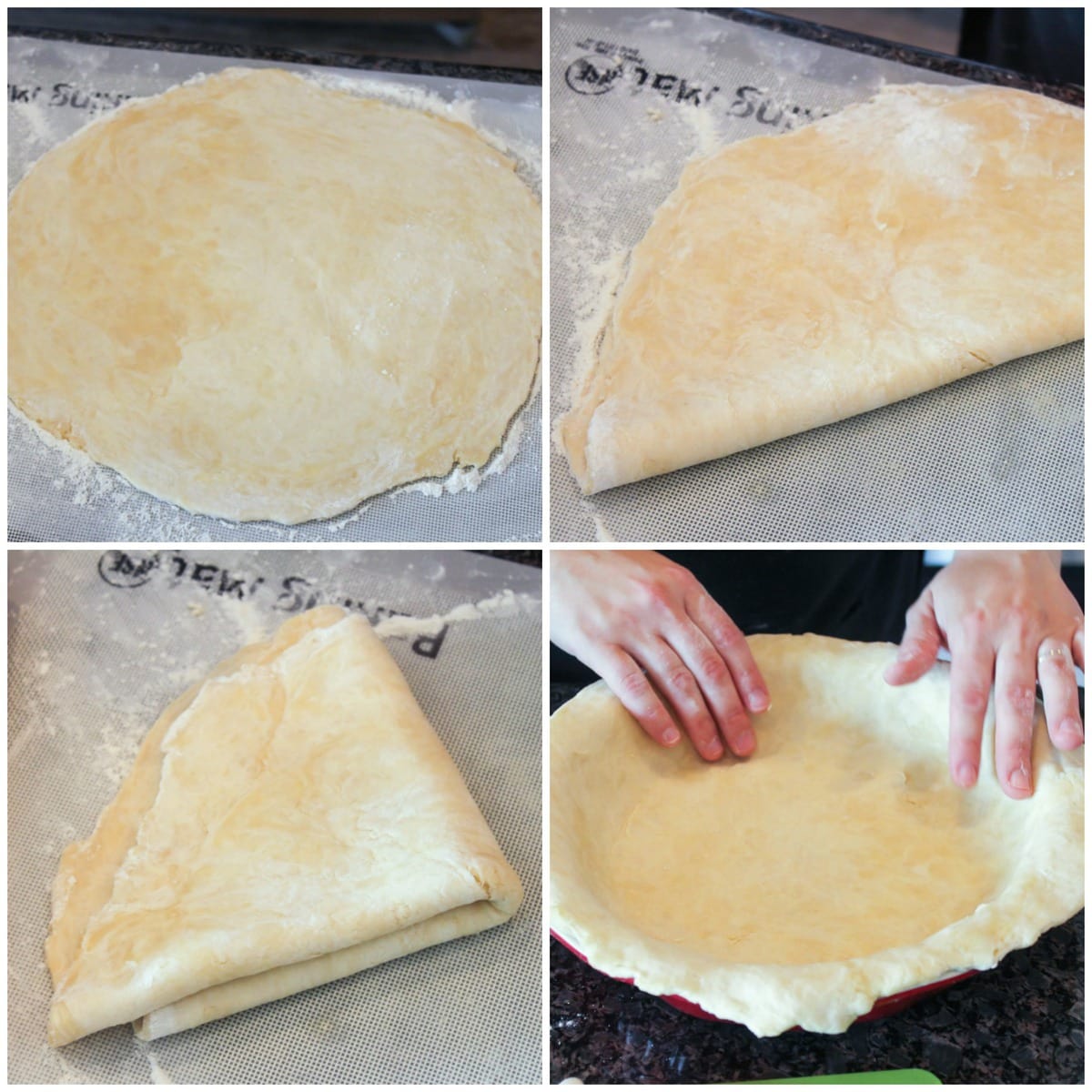 How to make Apple Pie Crust Recipe process images.