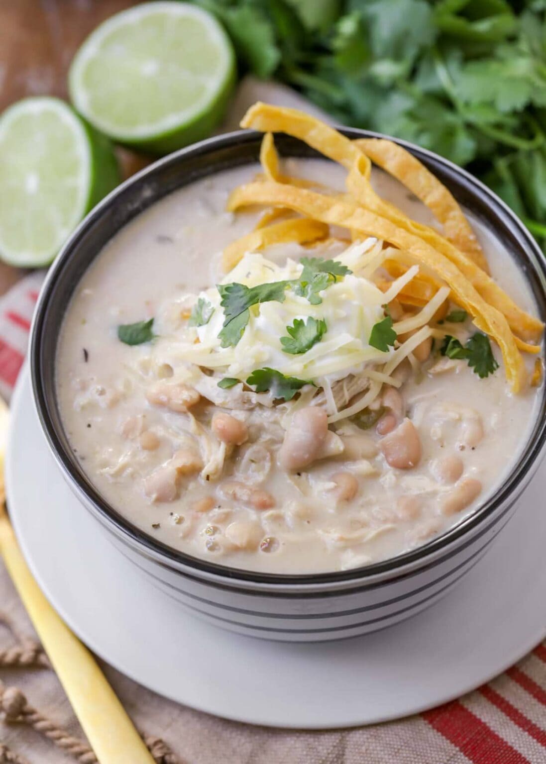 The BEST White Chicken Chili Recipe {+VIDEO} Lil' Luna