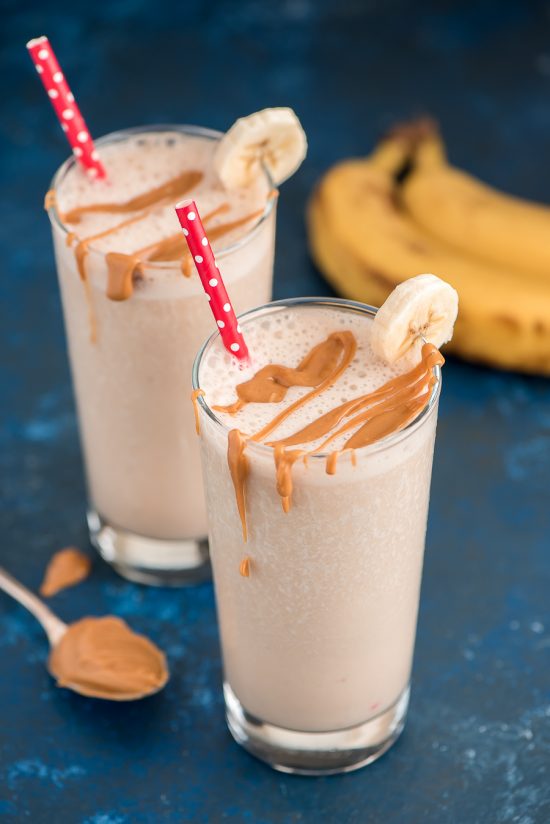 Peanut Butter Banana Smoothie Healthy Delicious Lil Luna