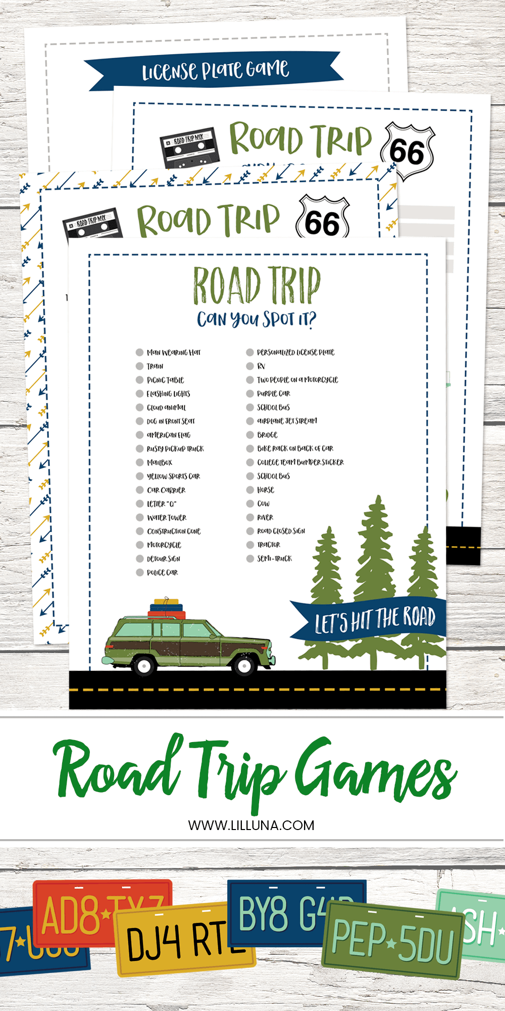 Free Road Trip Games (printable) – Relaxed Hostess