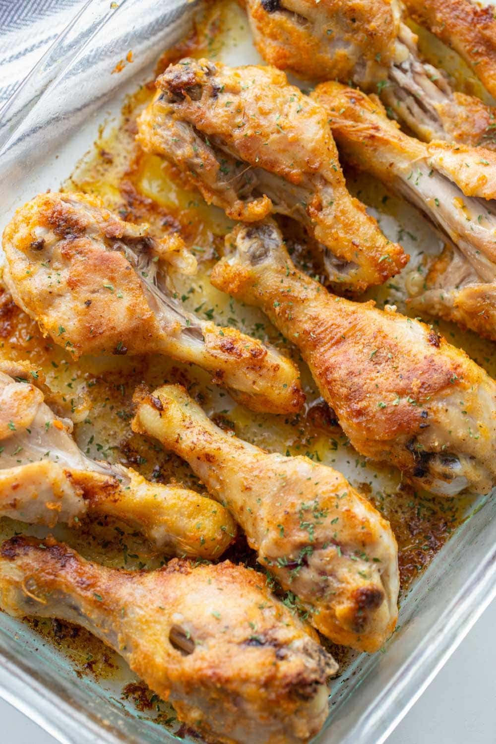 Baked Chicken Drumsticks {OvenBaked + Delish!} Lil' Luna