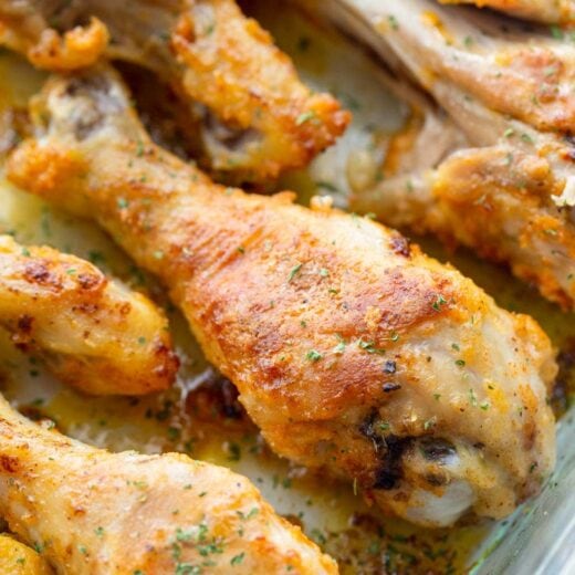 Baked Chicken Drumsticks {Oven-Baked} | Lil' Luna