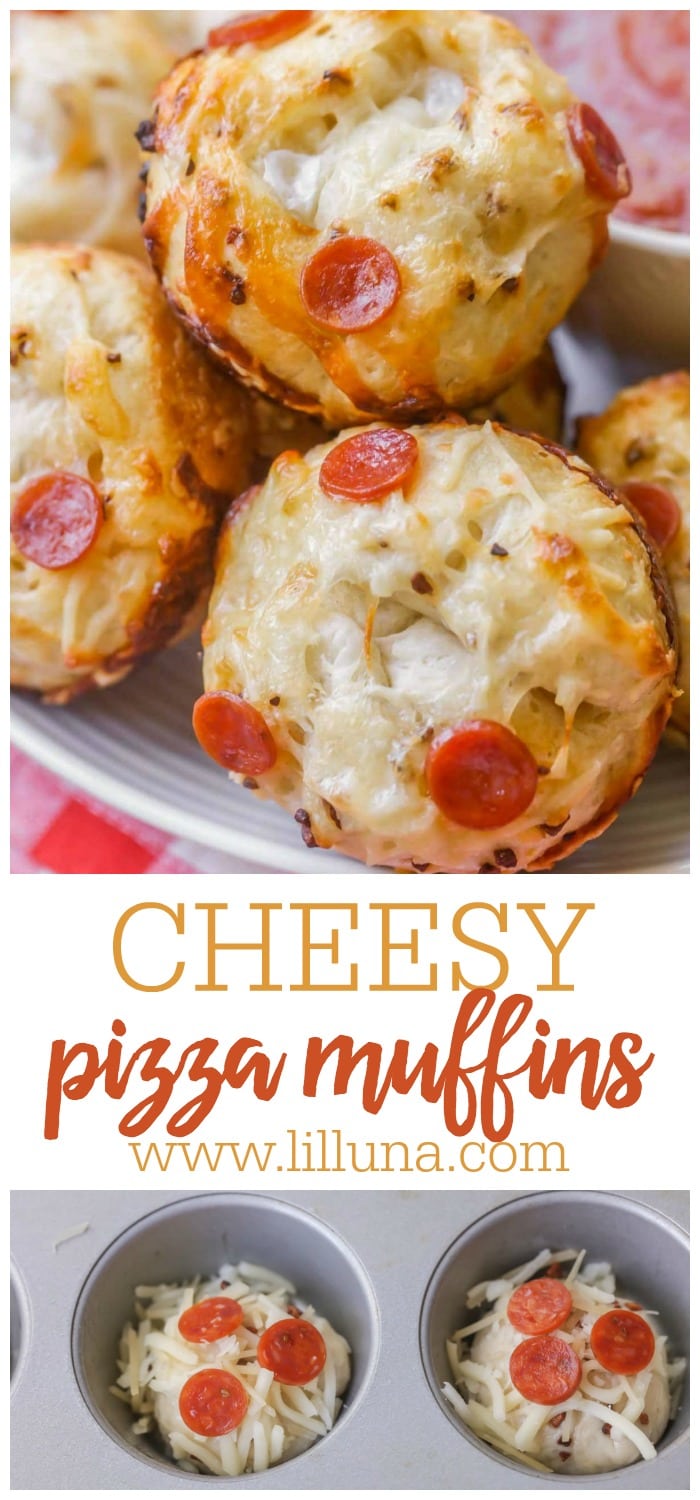 Pizza Muffins {Easy + Kid-Friendly!} | Lil' Luna