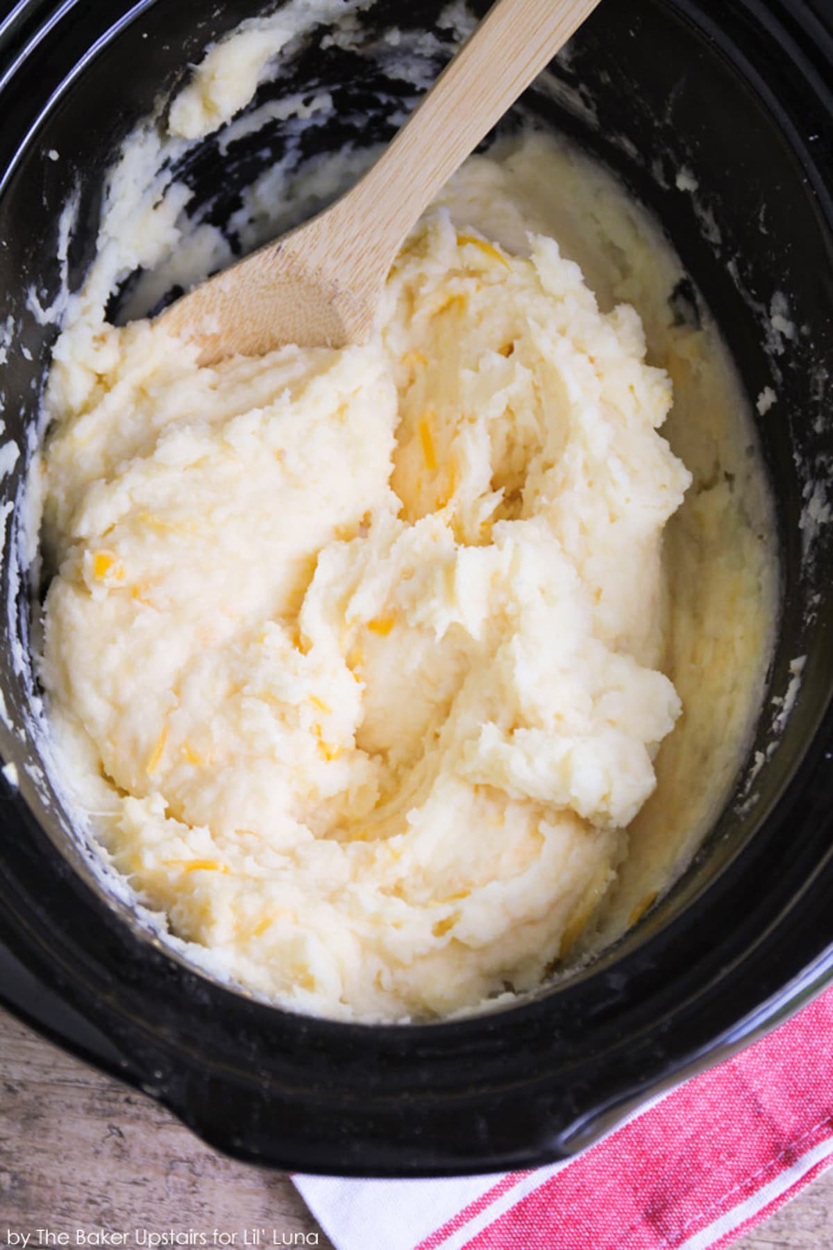 Mashed potatoes in slow cooker