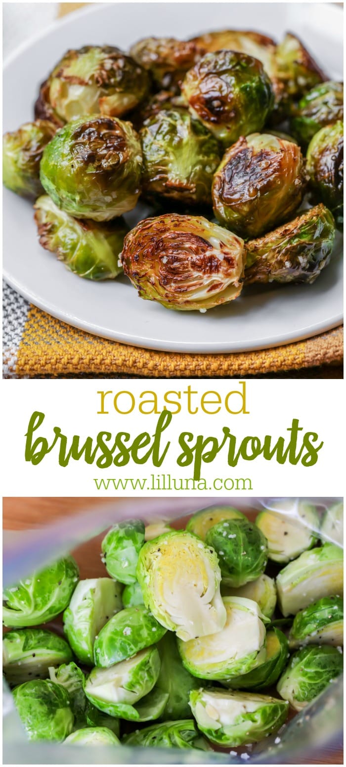 Perfect Roasted Brussel Sprouts (+VIDEO) | Lil’ Luna
