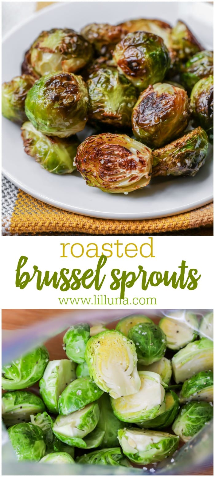 Perfect Roasted Brussel Sprouts (+VIDEO) | Lil' Luna