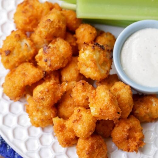 Buffalo Cauliflower Bites {+VIDEO} Lil' Luna