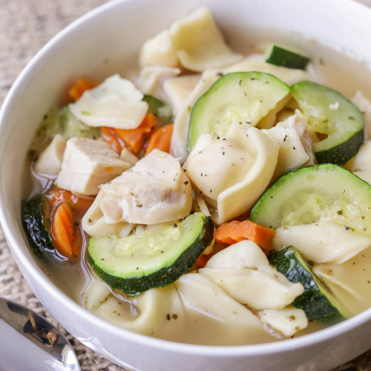 chicken tortellini soup