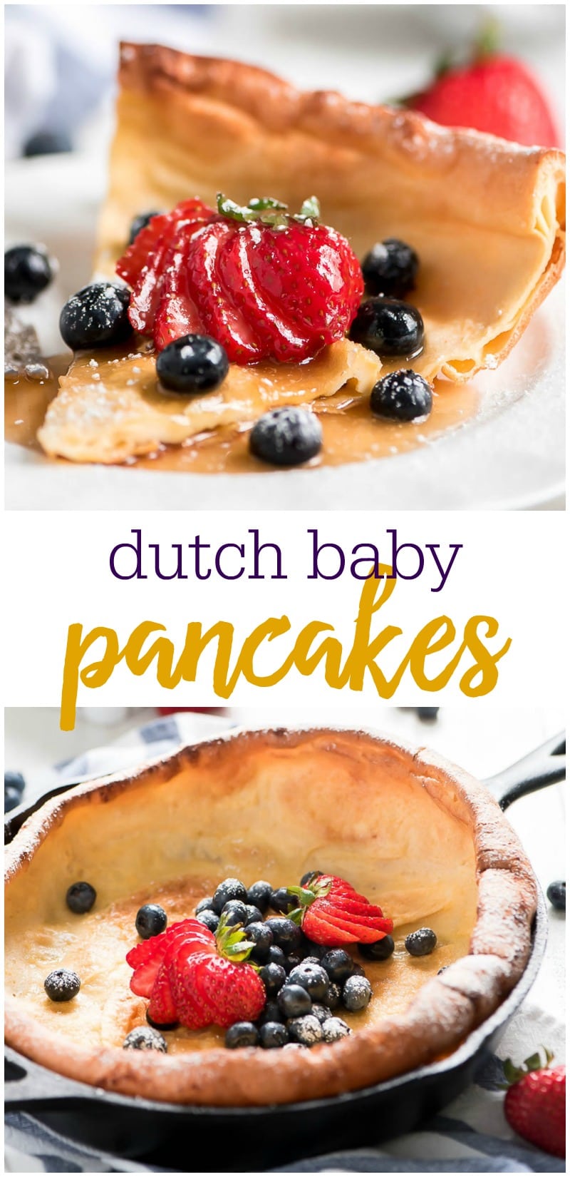 Dutch Baby Pancakes