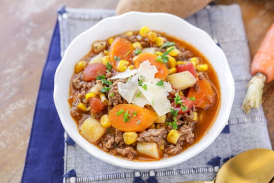 Crockpot Hamburger Soup
