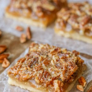 Easy Pecan Pie Bars {Perfect for the Holidays} | Lil' Luna