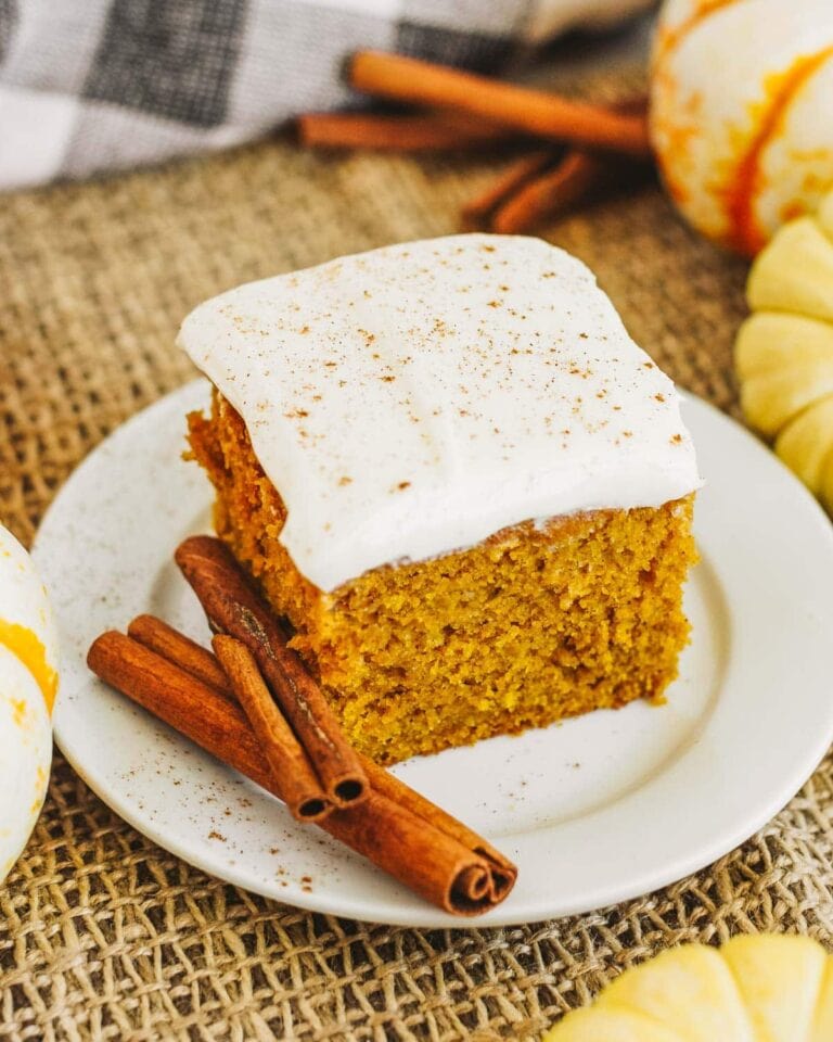 BEST Pumpkin Cake Recipe {with Cream Cheese Frosting} Lil' Luna