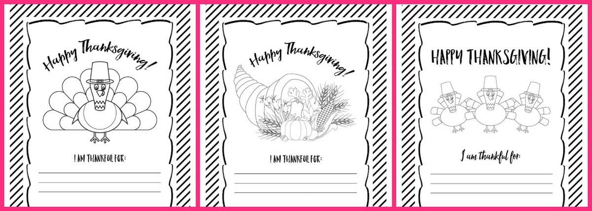 Free Thanksgiving Coloring Pages Lil Luna