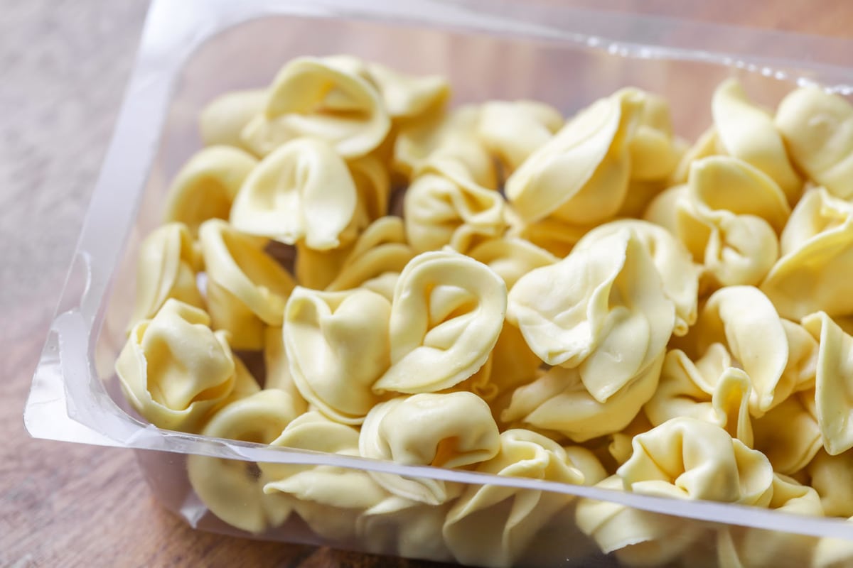 Tortellini for pasta salad