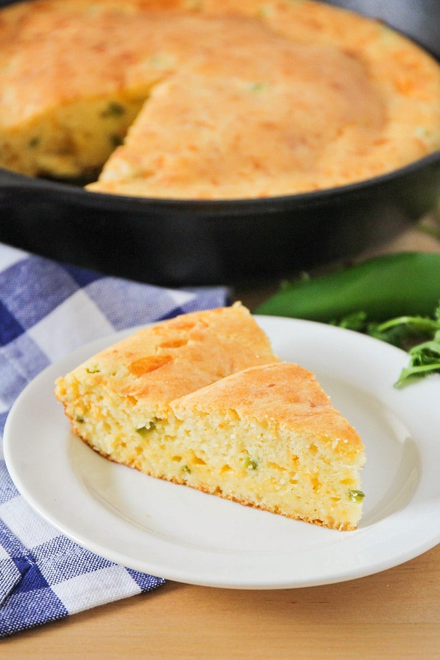 Serve crockpot chicken enchilada soup with Mexican cornbread.