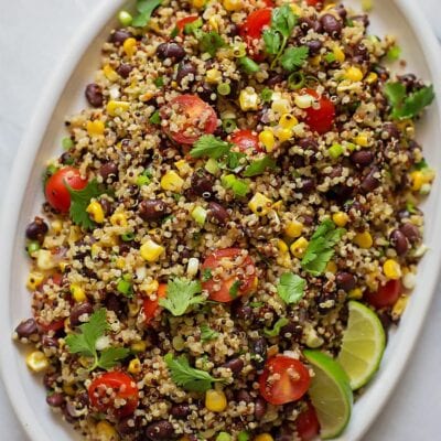 Southwest Quinoa Black Bean Salad {Fresh + Delicious} | Lil' Luna