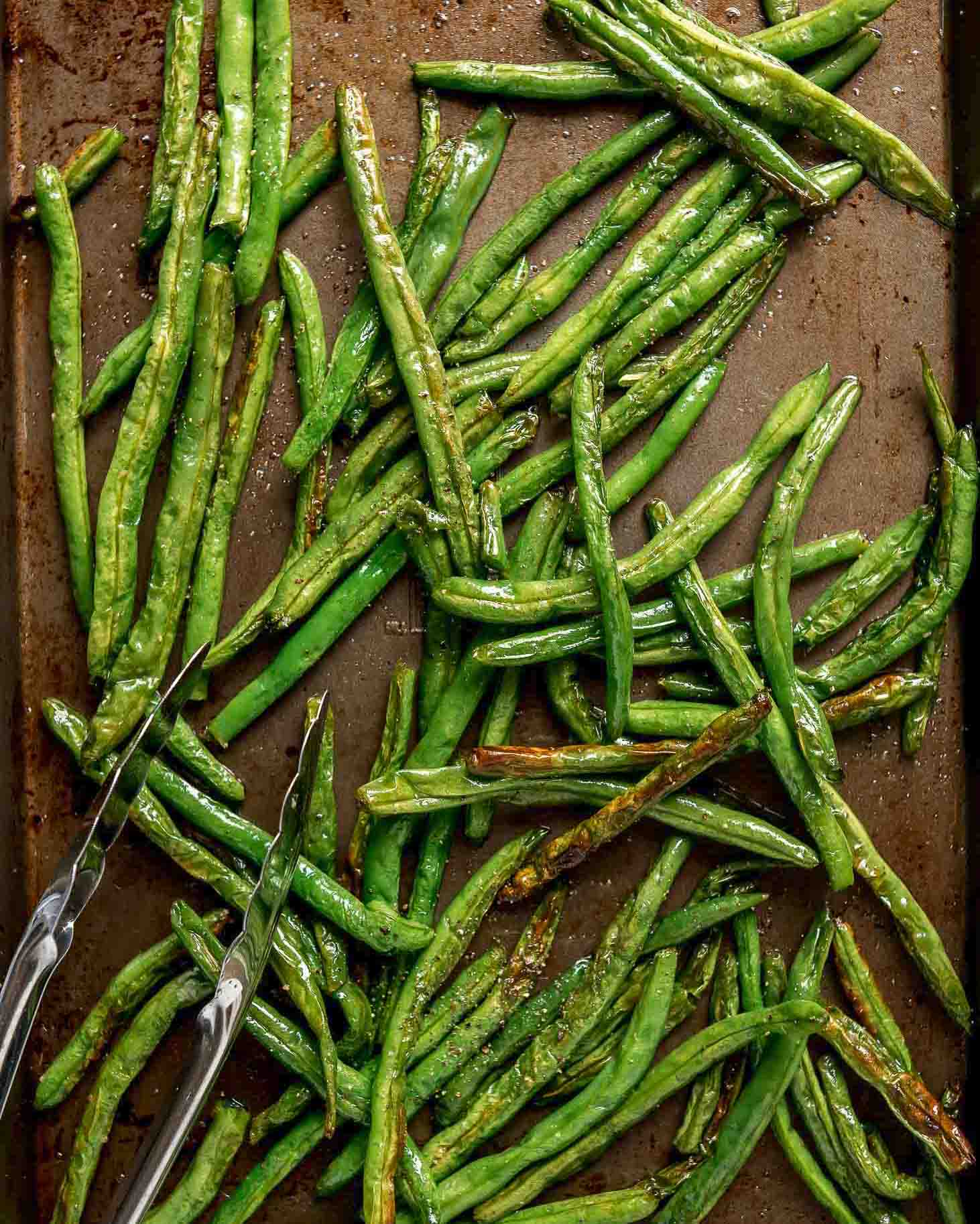 Easy Roasted Green Beans Recipe Quick Healthy Lil Luna