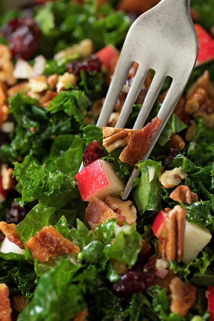 Kale Salad with Cranberries