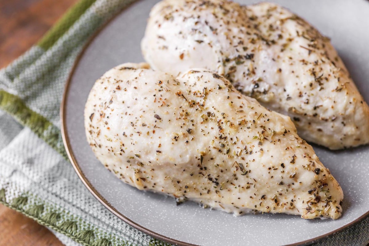 Oven Baked Chicken on Plate