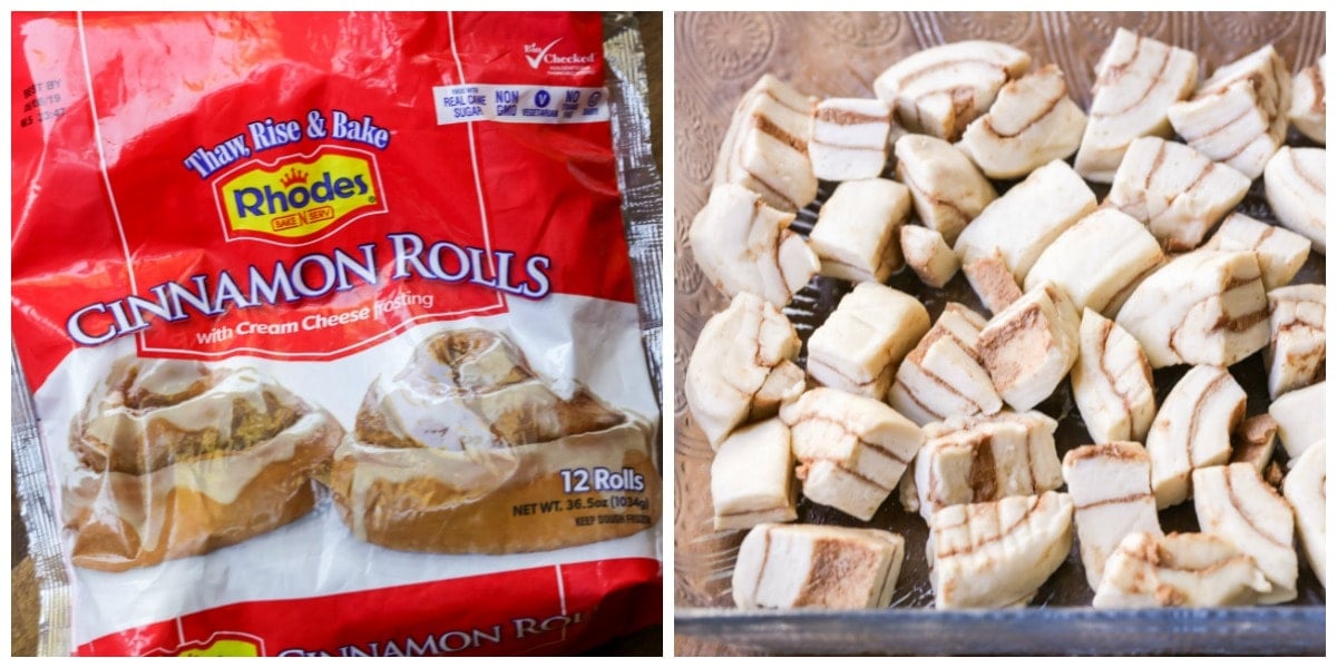 rhodes cinnamon rolls in a package