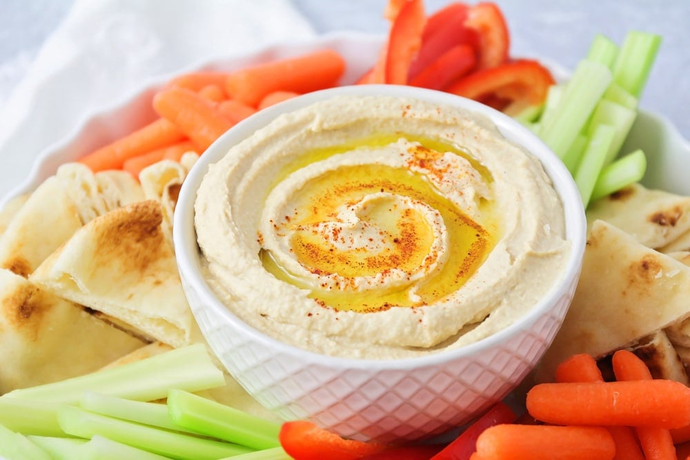 Homemade hummus recipe