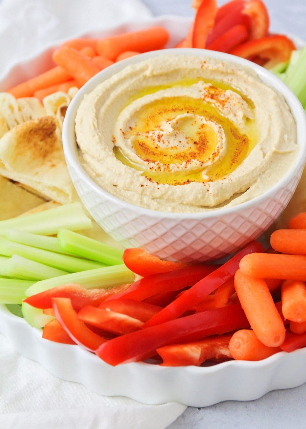 EASY Hummus Recipe (+VIDEO) | Lil' Luna